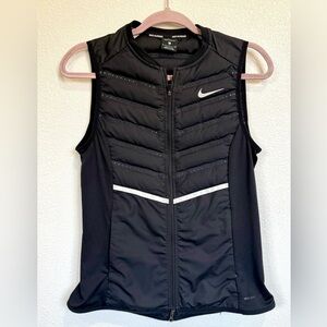 Nike Aeroloft Ultralight Running Puffer Vest Green Women's Size S